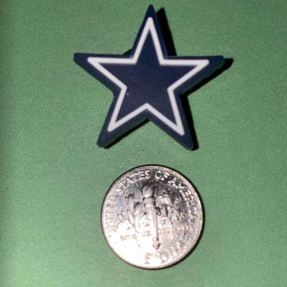Accessories - (10 for $15) Star Dallas Cowboys NFL 🏈 Football Crocs Shoe Charms